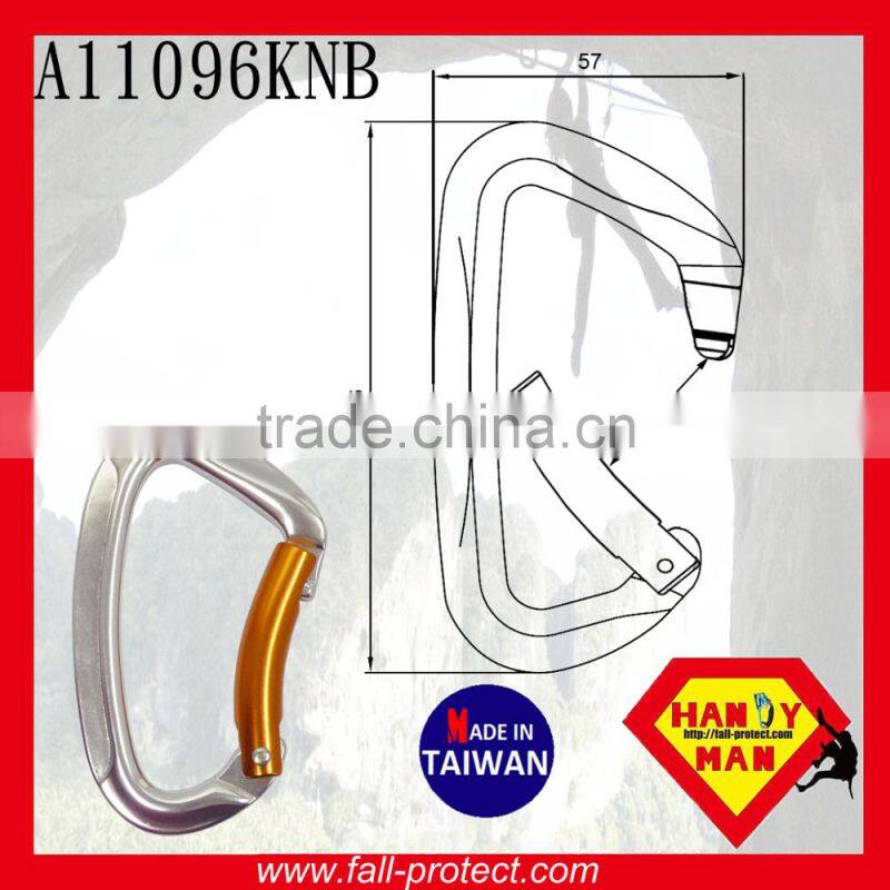 25KN Mountaineer Rock Climbing Carabiner Made Of Aluminum