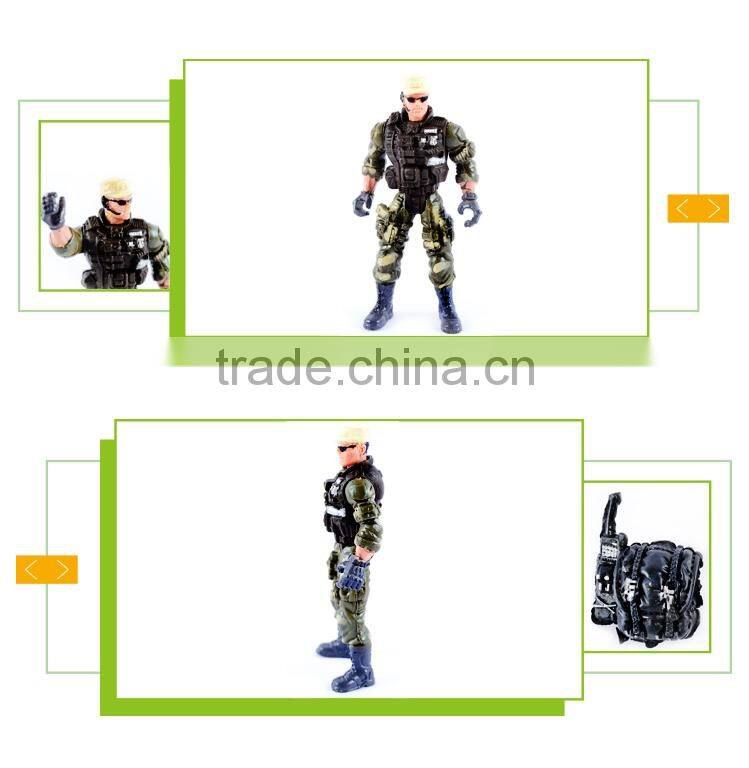 2016 Newest children pretend play set plastic mini soldier toys