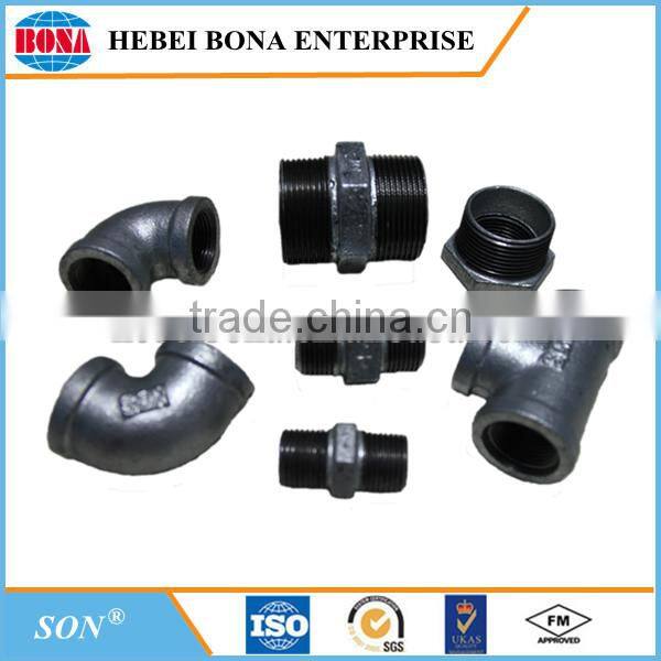 G.I. pipe fittings with BS standard