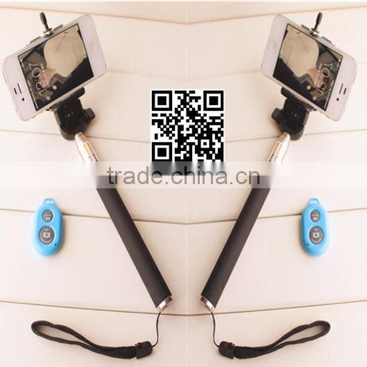 Wired Self-timer Monopod For Mobile Phone For Iphone For Smasung No Charge No Bluetooth