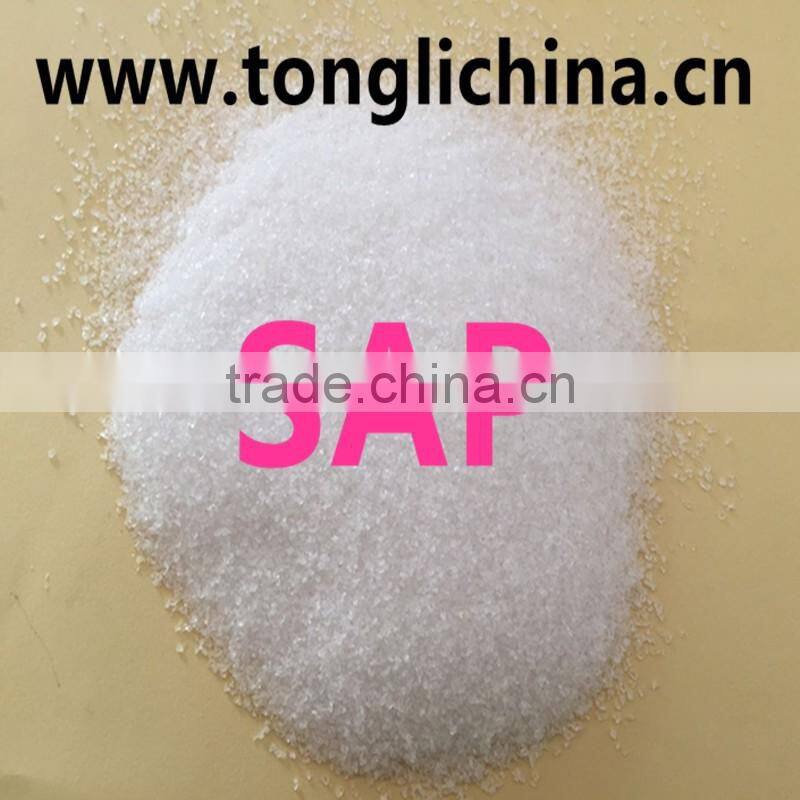 Absorbent potassium acrylate super absorbent polymer