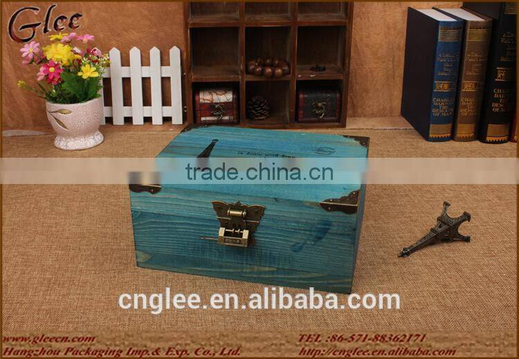 Promotional wooden key box/wooden gift box,21.5x14x9.5cm