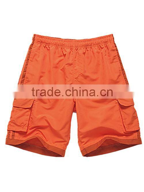 2014 new style mens solid color beach wear swim shorts