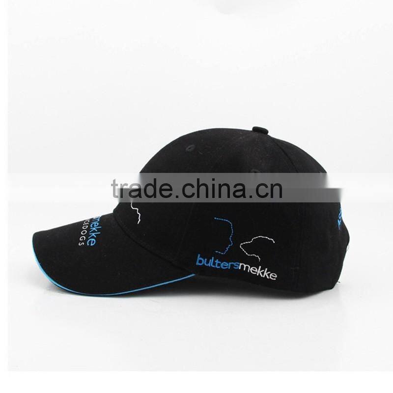 Embroidery Logo Or Printed Sport Style Baseball Cap With Sandwich