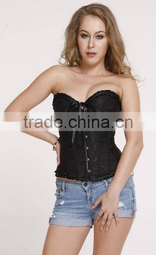 wholesale sexy steel boned corset waist training underbust corsets