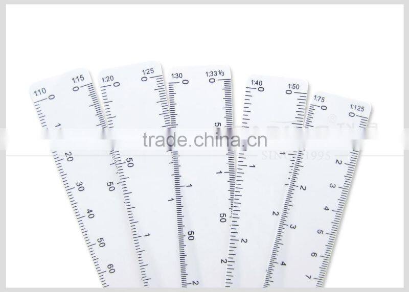 Kearing Brand engineer scale rulers with 6pcs per units #8500-6
