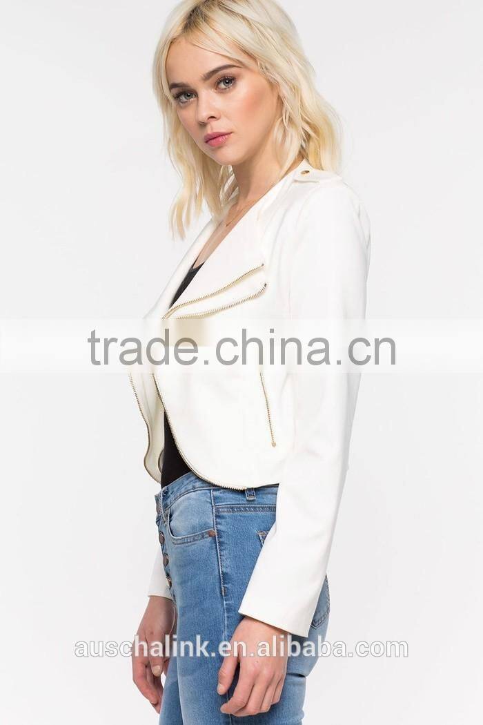OEM service new design custom woman sexy layed jacket