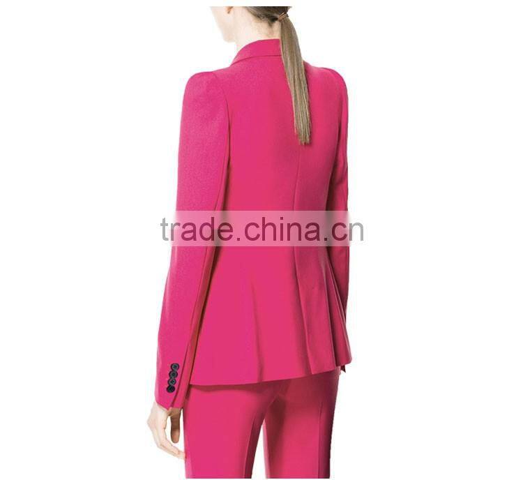 Guangzhou Factory Woman Jackets Apparel For Ladies Formal Blazer OEM