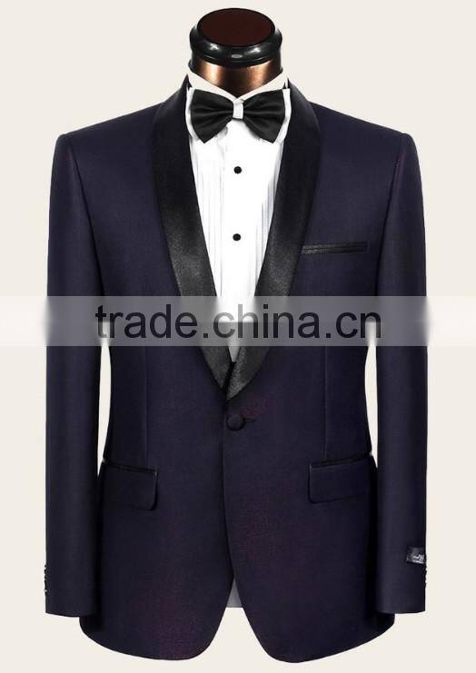 2015 blue suits new me coat pant designs