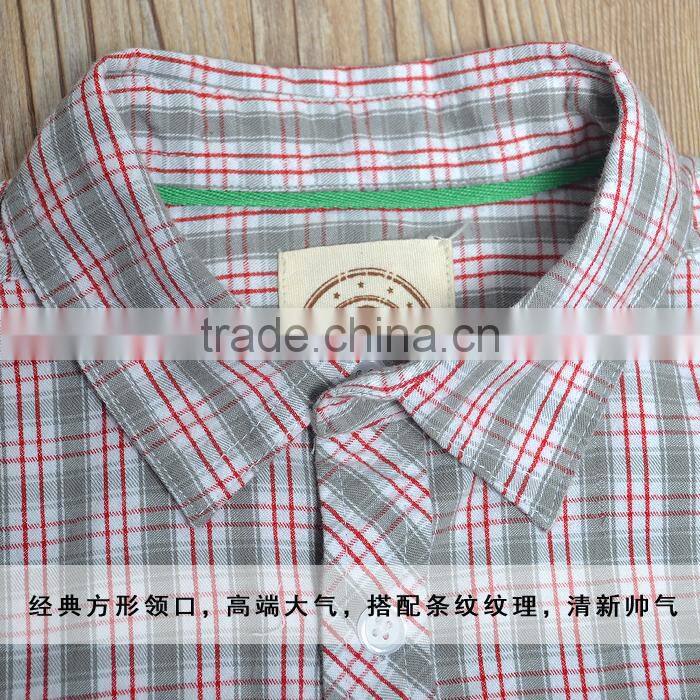 latest kids boy long sleeve checked shirt designs for boys