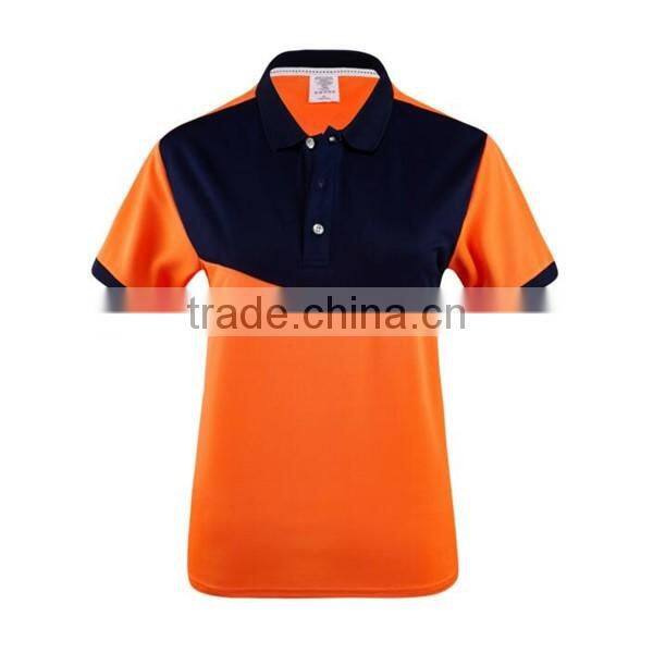 Embroidery two-tone polo shirt, t shirt manufacturers