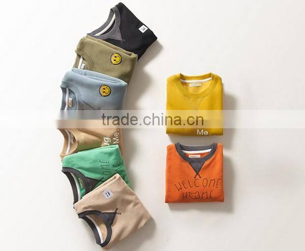 Jiangxi China factory OEM wholesale high quality hot sale children long sleeve t-shirt custom