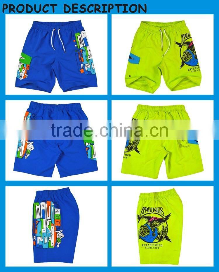 Bright Color Board Short for Kid's Cheap Short