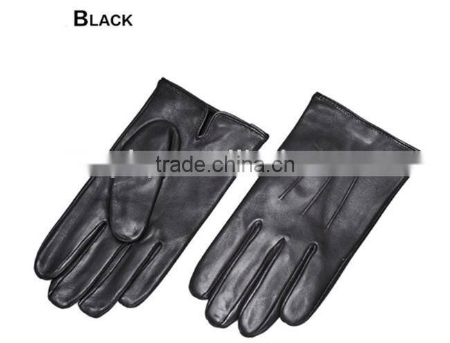 best selling men leather gloves good quality OEM