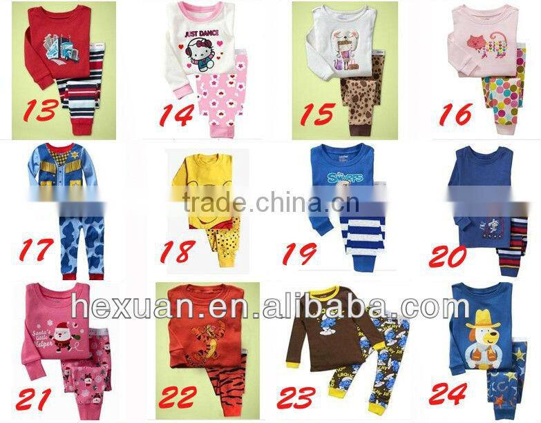 Latest New Design kids pyjamas wholesale