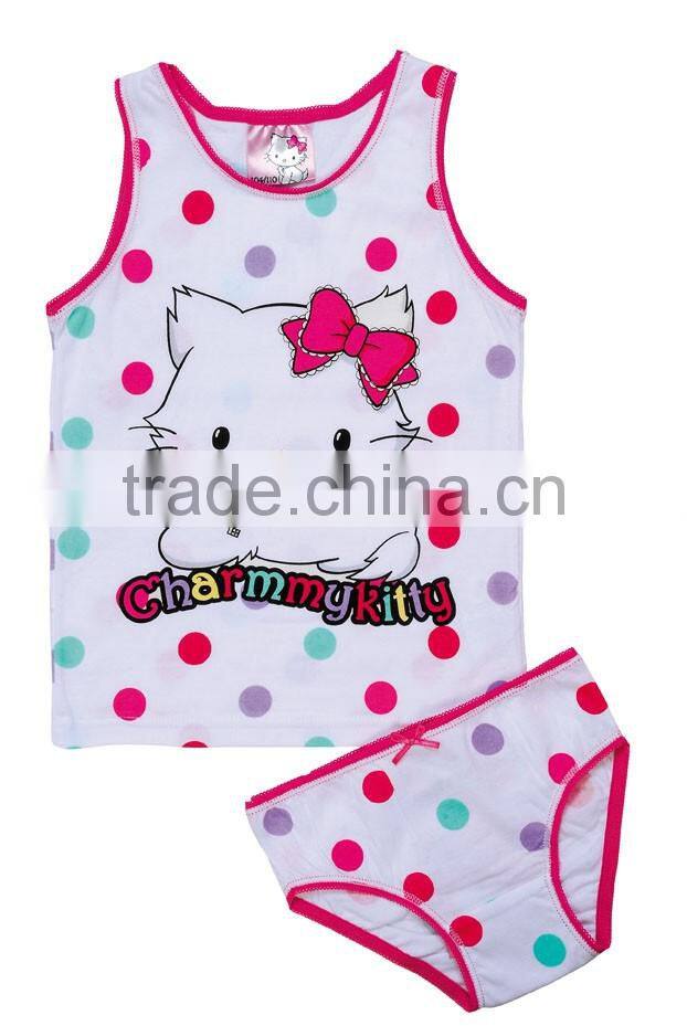 Girls underwear with cute cartoon for children