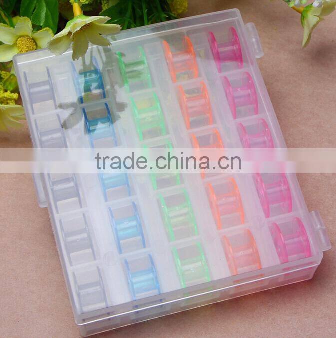 Top quality Household Sewing Machine bobbins/Plastic Spools (1box=25pcs)/Singer DIY accessory