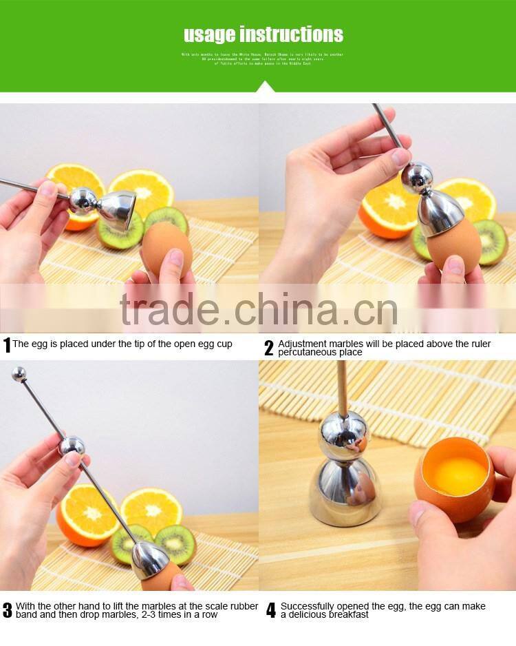 cheap wholesale high quality stainless steel open the egg apparatus