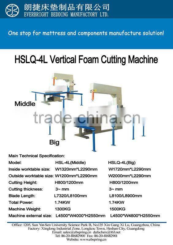 China supplier foam block delivery foam-roll compressing machine