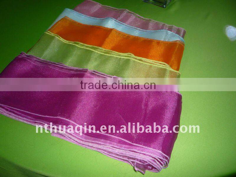 Organza sash for chair cover and chair sash wedding organza chair sash