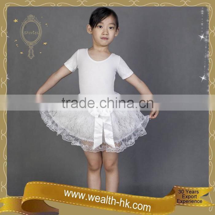 Lovely White Lace Ballerina Tutu Skirt Party Dress