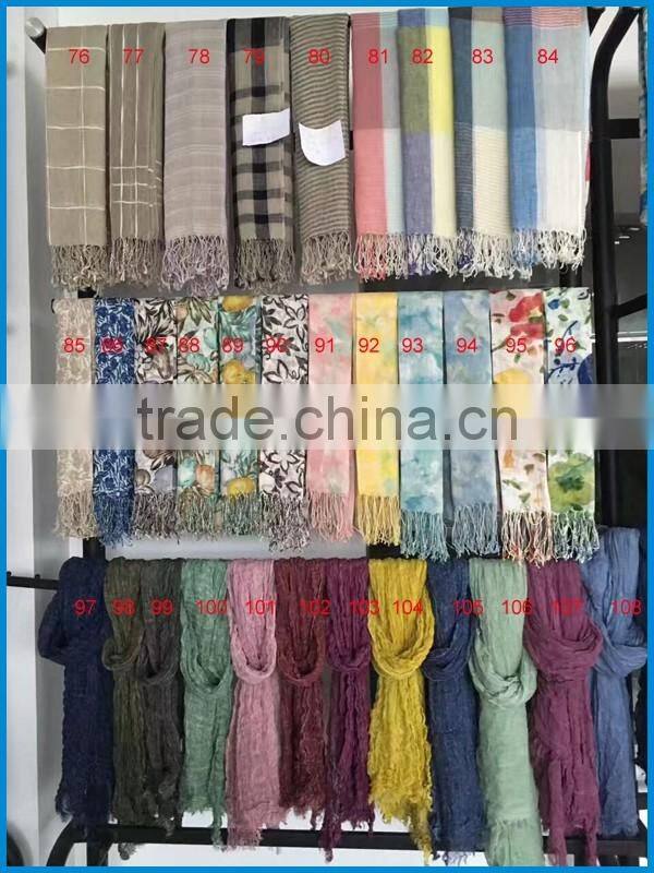 Spring fashion woven tartan plaid scarf for men