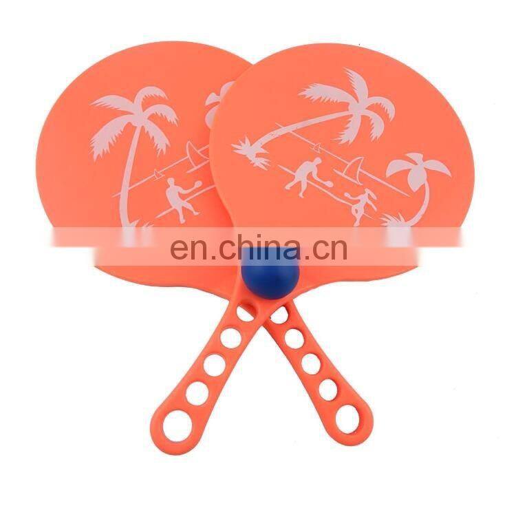 Plastic carbon paddle beach tennis rackets/beach ball racket games