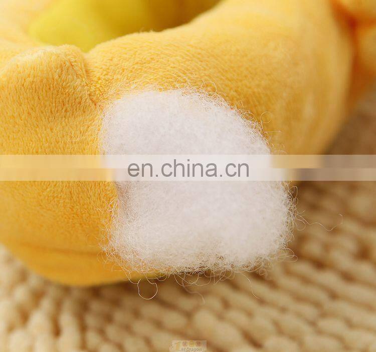 Cute duck animal winter plush winter warm slipper for children