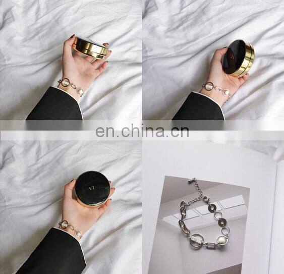 Temperament Design Bracelet Geometric Metal Marble Jewelry Female Simple Cold Wind Bracelet