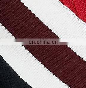 Black Sweater as long sleeve high neck tops with latest chevron design for women of knit clothing