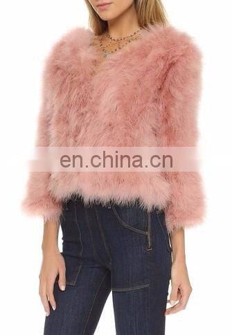 New arrivel lady faux fur coat