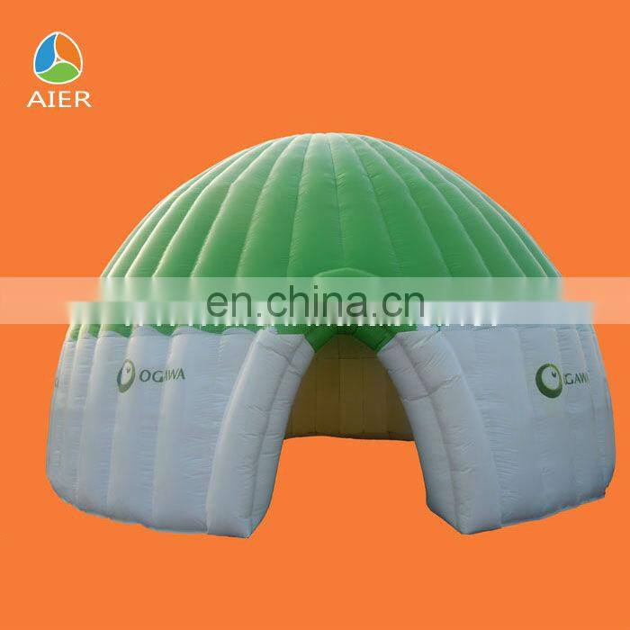 Outdoor White Inflatable Dome Tent for sale
