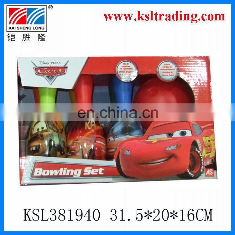 9"colour flashing toys plastic bowling ball