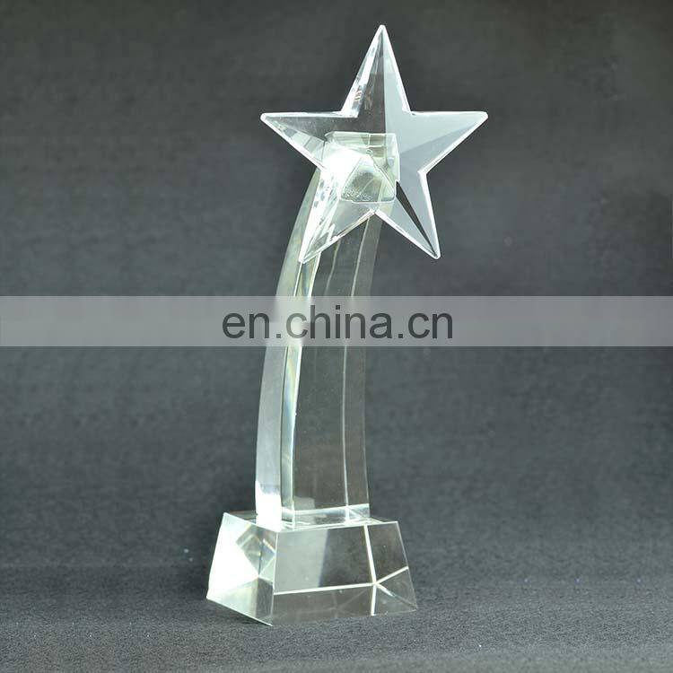 Wholesale Cheap Custom Transparent Crystal Trophies And Awards