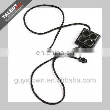custom garment brand name logo string lock seal tag