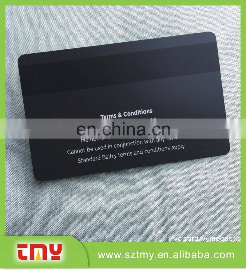 Clear pvc business vip card
