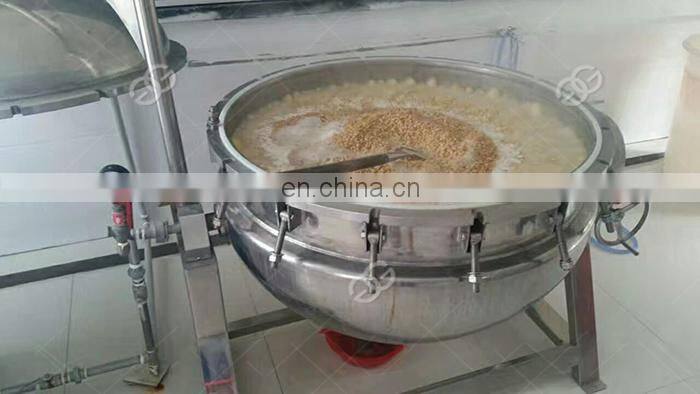 Industrial Tilting Electric Boiling Pan Rice Boiling Machine