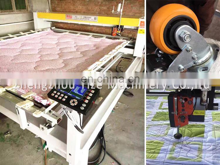 LCD Screen Computerized Single needle quilting frame single head quilting machine price mattress sewing machine