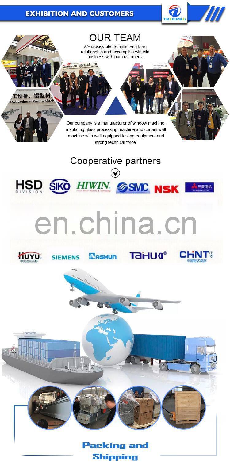 China Hot Sale Upvc Door Window Making Machinery Double Head Cutting Saw Machine