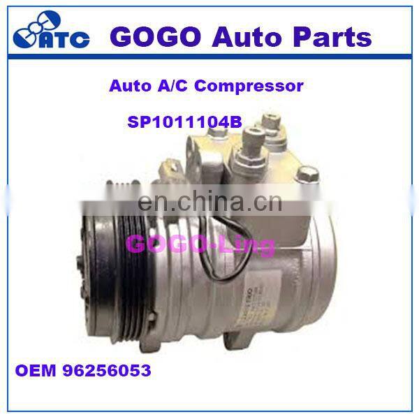 GOGO SP10 Auto A/C Compressor for Chevrolet, Matiz, Daewoo, Kalos, Matiz OEM 96256053 96314801,96473634,96528117
