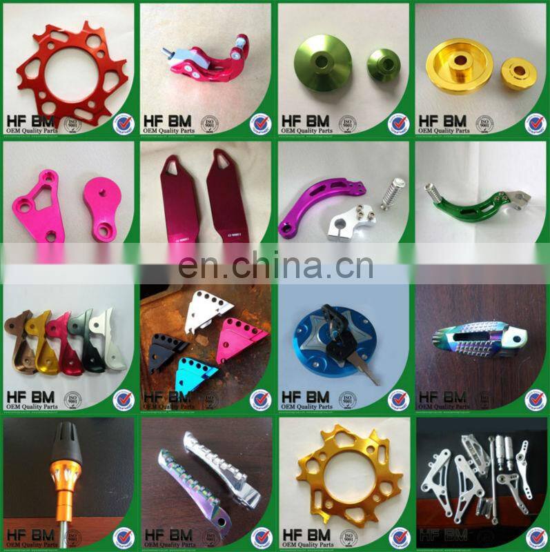 Motorcycle universal spare parts YMH YBR colorful tasteless foot rest CG front footrest WY pedal