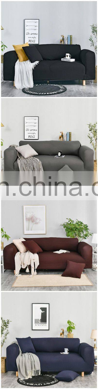 Wholesale Solid Pattern Type and Sofa Cover Production Elastic Furniture Protector Arm Chair Cover for Living Room