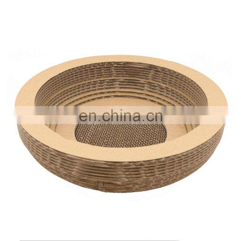 Hot Sale Funny Corrugated Cat Cardboard Scratcher Indoor Cat Nest