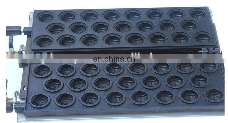 Commercial waffle maker gas snack walnut shape waffle machine gas waffle cone machine