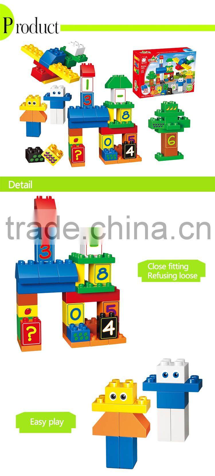 JSTOYS New product educational plastic building blocks for sale