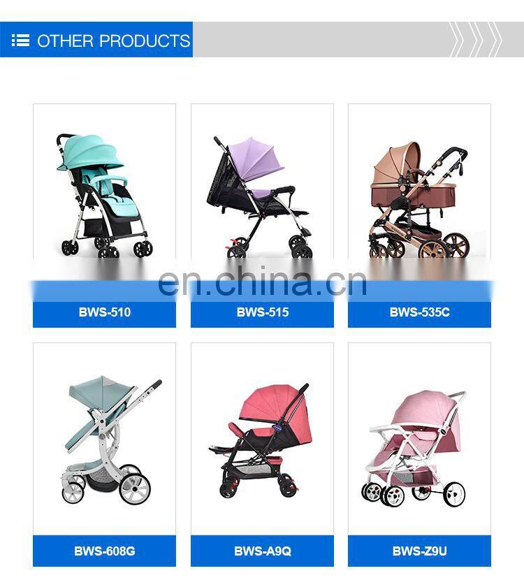 New 2018 Baby Stroller 3 In 1 For 0-3 Years Baby Prams With Removable Shopping Basket