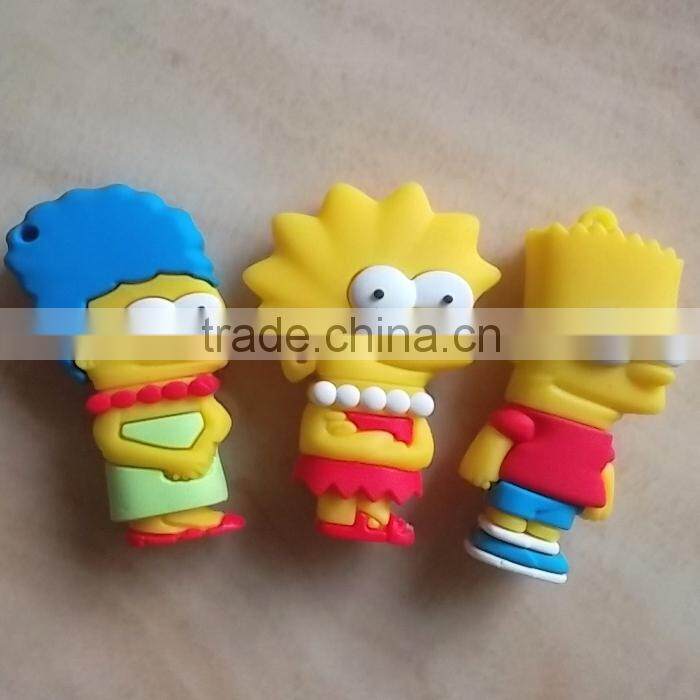 PVC meterail usb flash drive for Promotional gifts usb pendrive