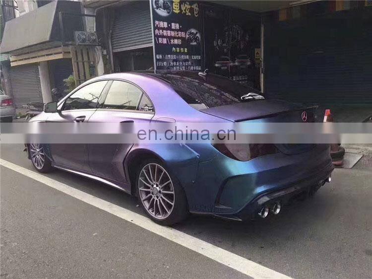 Carbon fiber revoz&port style wide body kit for Mercedes Benz cla45 class w117 front lip rear lip side skirts fender spoiler