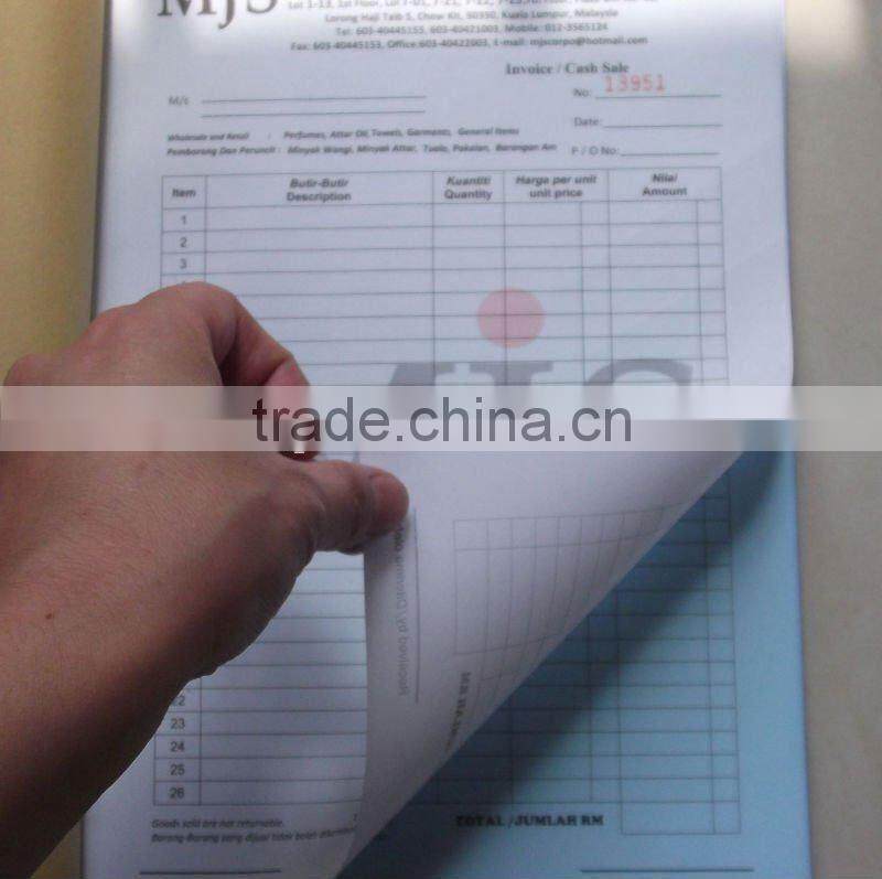 factory made customized Invoice printing, note book printing, receipt printing