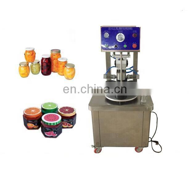 Automatic Glass Jar Vacuum Bottle Capping Machine Vaccum Capper Glass Jar Sealer Machine